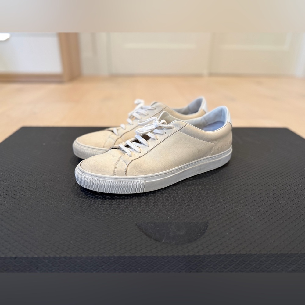 Common Projects Achilles Suede Low-Top Sneakers